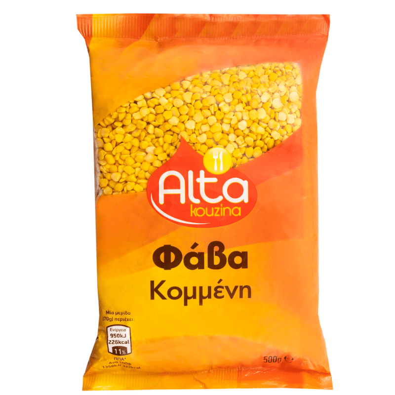 Fava (500g) Alta Kouzina von Alta Kouzina bei Araxxon  - Hochwertiges griechisches Produkt.   Fava (500g) Alta Kouzina από Alta Kouzina στο Araxxon  - Αυθεντικό ελληνικό προϊόν.